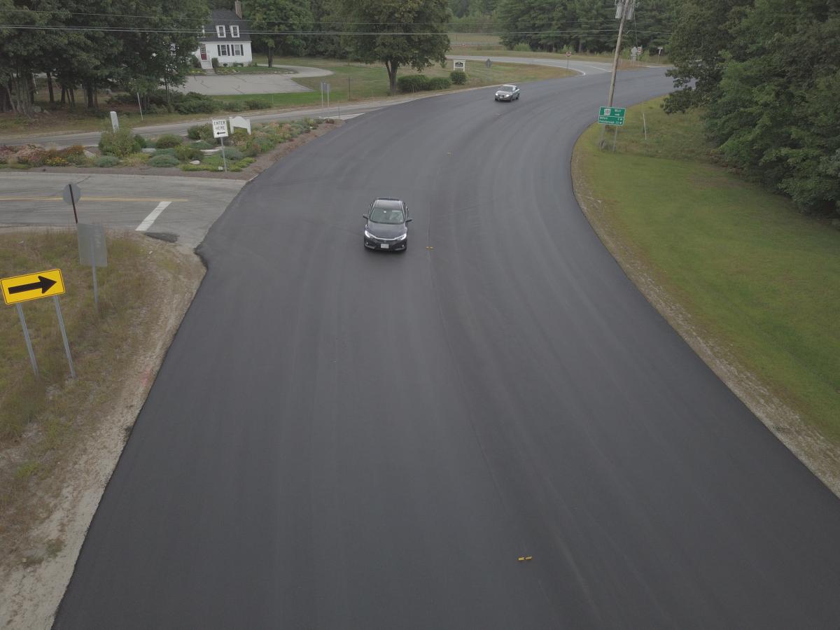 A photo of the NH 122, along the route of Amherst North-03