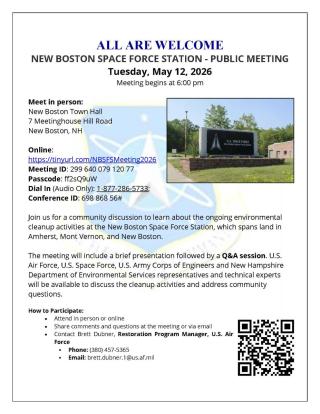 Space Force Public Meeting 5/12/2026