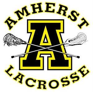 lacrosse logo of the letter A with crossed lacrosse sticks