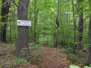 Old Bicentennial Trail Sign