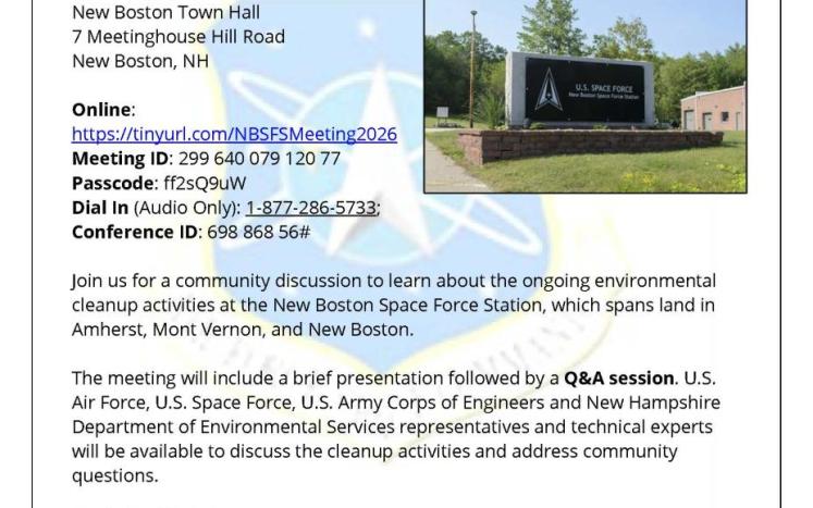 Space Force Public Meeting 5/12/2026